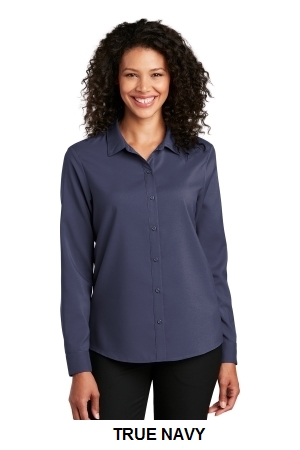 Port Authority ® Ladies Long Sleeve Performance Staff Shirt.  PORT A.  LW401